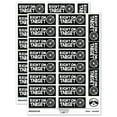 thumbnail image 1 of Right On Target Teacher Student School Sticker Set - Black - Gloss Finish - 2.00" Large, 1 of 7