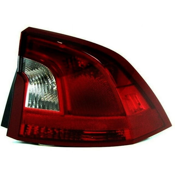 Right Outer Tail Light Assembly - Compatible with 2011 - 2018 Volvo S60 2012 2013 2014 2015 2016 2017