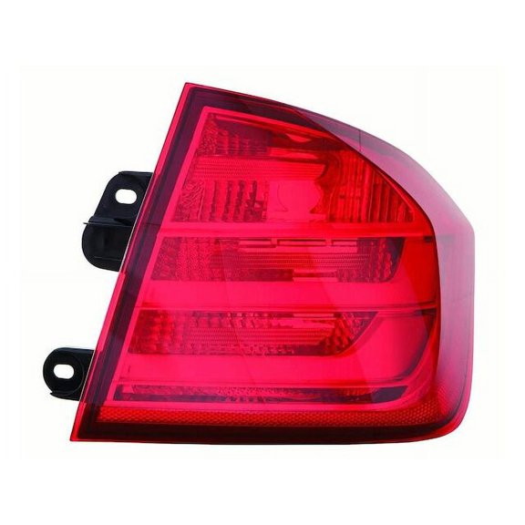 Right Outer Tail Light Assembly - Compatible with 2012 - 2015 BMW 328i Sedan 2013 2014