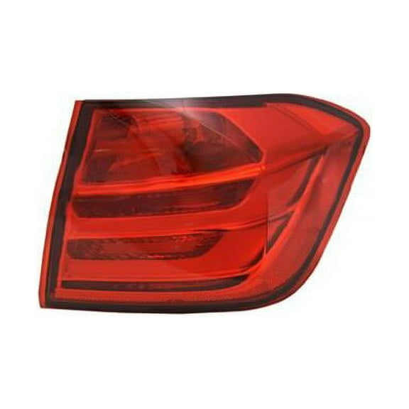 Right Outer Tail Light Assembly - Compatible with 2012 - 2015 BMW 328i Sedan 2013 2014