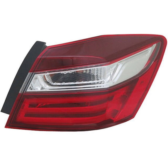 Right Outer Tail Light Assembly - Compatible with 2016 - 2017 Honda Accord Sedan
