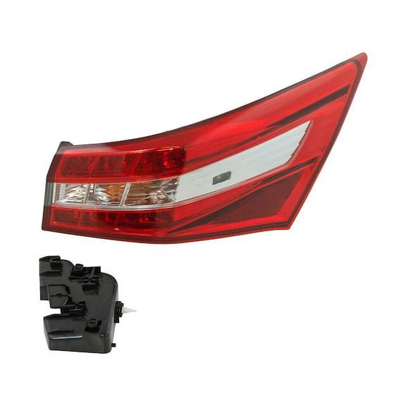 Right Outer Tail Light Assembly - Compatible with 2016 - 2018 Toyota Avalon 2017