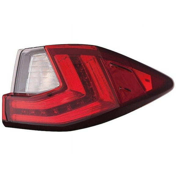 Right Outer Tail Light Assembly - Compatible with 2016 - 2020 RX450h 2017 2018 2019
