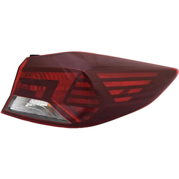 Right Outer Tail Light Assembly - Compatible with 2019 - 2020 Hyundai Elantra Sedan