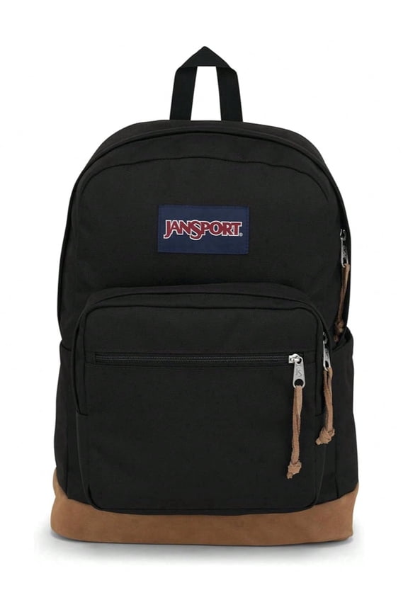 Backpack - Durable Daypack with Padded 15" Laptop Sleeve, Spacious Main Compartment & Integrated Water Bottle Pocket - Black