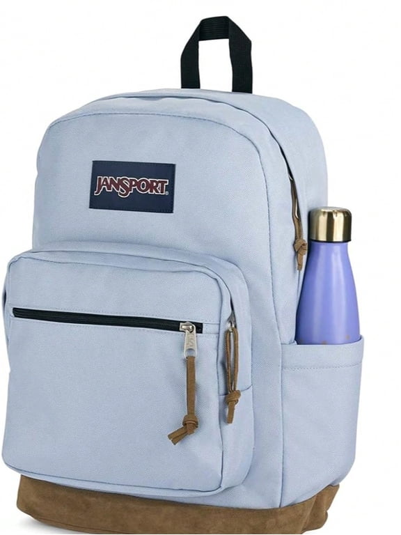 Backpack - Durable Daypack with Padded 15" Laptop Sleeve, Spacious Main Compartment & Integrated Water Bottle Pocket - Blue Dusk