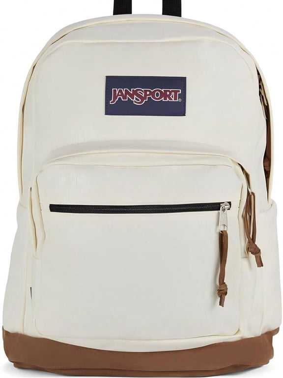 Backpack - Durable Daypack with Padded 15" Laptop Sleeve, Spacious Main Compartment & Integrated Water Bottle Pocket - Coconut