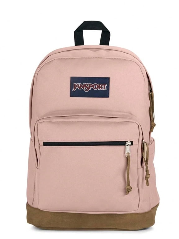 Right Pack Backpack Suede School Book Bag Laptop