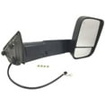 thumbnail image 1 of Right Passenger Side Black Textured Tow Mirror (Manual Flip-Up, Heated, Puddle Light, Turn Signal) - Compatible with 2013 - 2017 Ram 1500 2014 2015 2016, 1 of 3