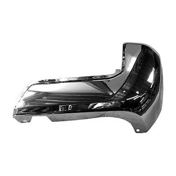Right Passenger Side Bumper End, Chrome, without Park Assist Sensor Holes - Compatible with 2016 - 2019 Toyota Tacoma 2017 2018 2020 2021 2022