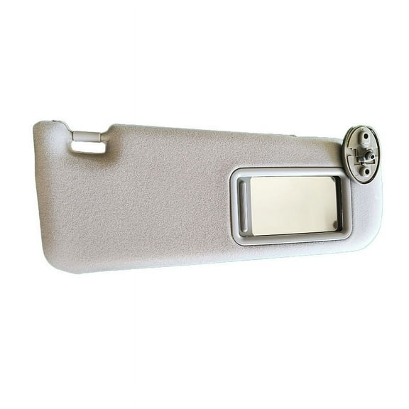 Right Passenger Side Car Sun Visor For Toyota Camry 2012-2017 With Makeup Mirror, Replacement OEM 74310-06580-light grey