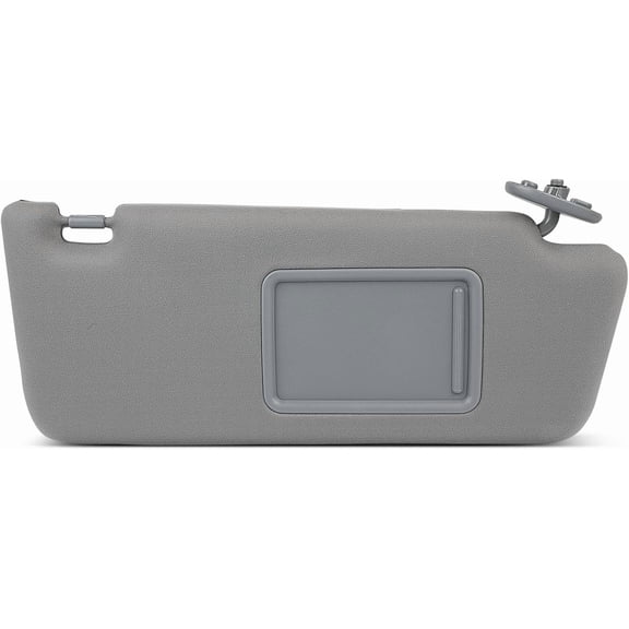 Right Passenger Side Car Sun Visor Replacement - 2005-2015 for Toyota Tacoma 2.7L 2005-2015 for Toyota Tacoma 4.0L Gray Sunshade OE 74310-35C20-B0 74310-04111-B1 74320-04161-B1 Without Sunroof