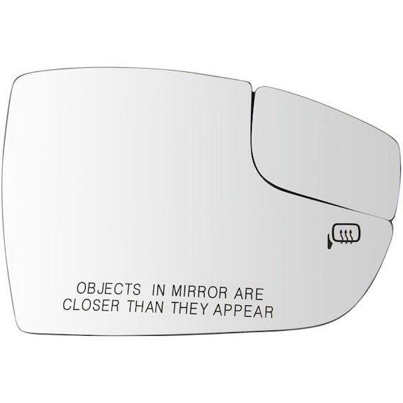 Right Passenger Side Door Mirror Glass - with Heat - Compatible with 2012 - 2018 Ford Focus 2013 2014 2015 2016 2017
