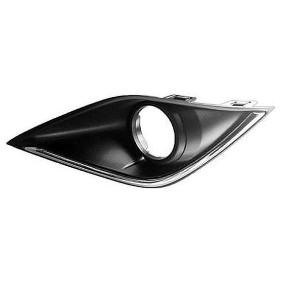 Right Passenger Side Fog Light Bezel - Compatible with 2016 - 2018 Mitsubishi Outlander Sport 2017