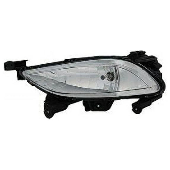 Right Passenger Side Fog Light - Compatible with 2011 - 2013 Hyundai Sonata 2012