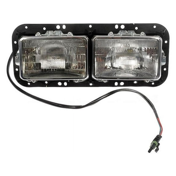 Right Passenger Side Halogen Headlight Assembly - Compatible with 1981 - 2019 Kenworth W900 1982 1983 1984 1985 1986 1987 1988 1989 1990 1991 1992 1993 1994 1995 1996 1997 1998 1999 2001 2003