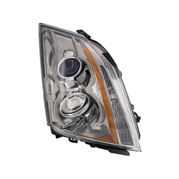 Right Passenger Side Halogen Headlight Assembly - Compatible with 2008 - 2014 Cadillac CTS (Fits 11-14 Coupe and Wagon) 2009 2010 2011 2012 2013