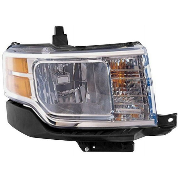 Right Passenger Side Halogen Headlight Assembly - Compatible with 2009 - 2012 Ford Flex 2010 2011