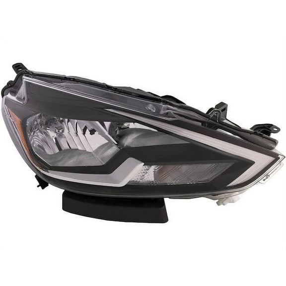 Right Passenger Side Halogen Headlight Assembly - Compatible with 2016 - 2018 Nissan Sentra SV, S (Also Fits 2016 FE+S Models) 2017