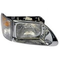 thumbnail image 1 of Right Passenger Side Halogen Headlight Assembly - with Bulbs - Compatible with 1996 - 2000 International 9400 1997 1998 1999, 1 of 2