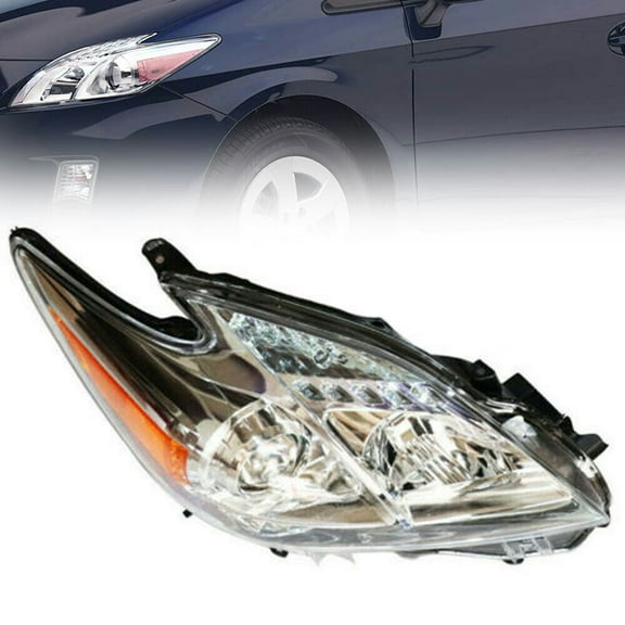 Right Passenger Side Halogen Headlight For 2010-2011 Toyota Prius 1.8L