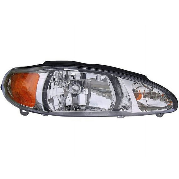Right Passenger Side Headlight Assembly - Compatible with 1997 - 2002 Ford Escort 1998 1999 2000 2001