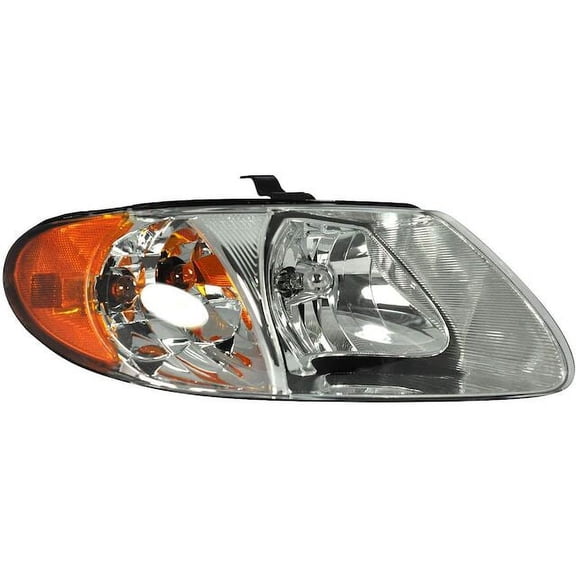 Right Passenger Side Headlight Assembly - Compatible with 2001 - 2007 Dodge Grand Caravan 2002 2003 2004 2005 2006