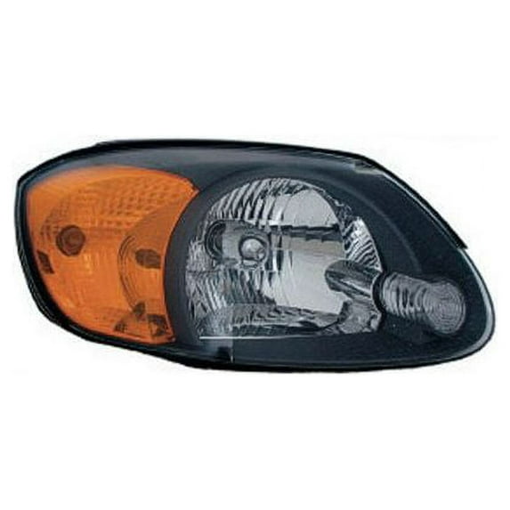 Right Passenger Side Headlight Assembly - Compatible with 2003 - 2006 Hyundai Accent 2004 2005