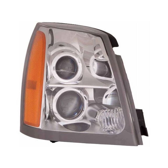 Right Passenger Side Headlight Assembly - Compatible with 2004 - 2009 Cadillac SRX 2005 2006 2007 2008