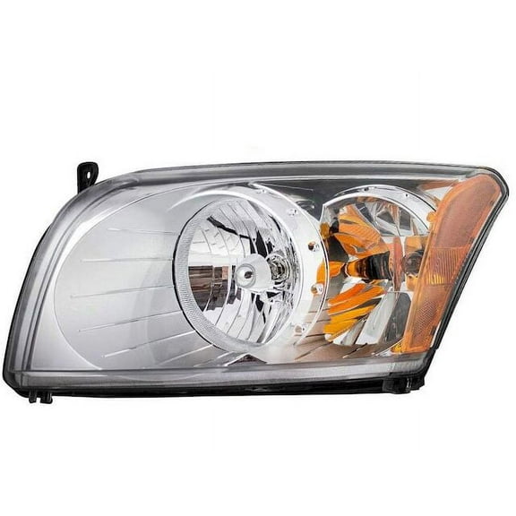Right Passenger Side Headlight Assembly - Compatible with 2007 - 2012 Dodge Caliber 2008 2009 2010 2011