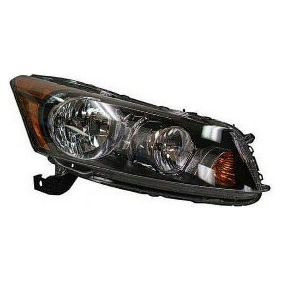 Right Passenger Side Headlight Assembly - Compatible with 2008 - 2012 Honda Accord 2009 2010 2011