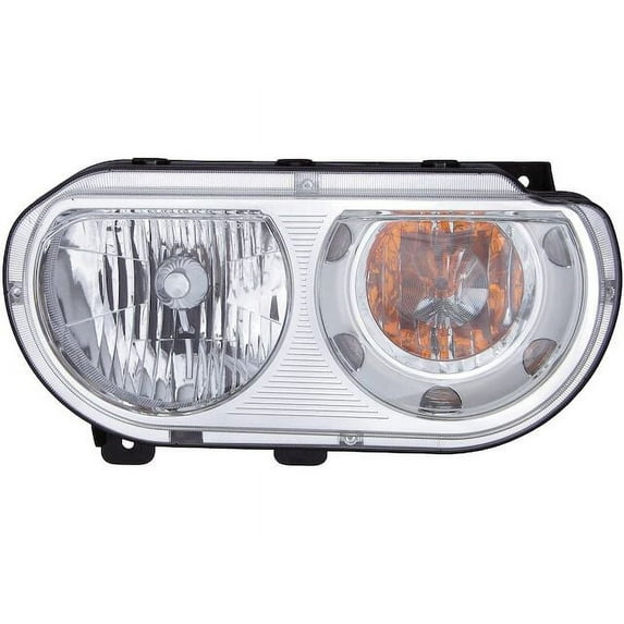 Right Passenger Side Headlight Assembly - Compatible with 2008 - 2014 Dodge Challenger 2009 2010 2011 2012 2013