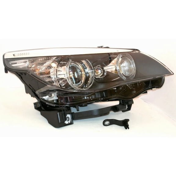 Right Passenger Side Headlight Assembly - Compatible with 2009 - 2010 BMW 535i xDrive