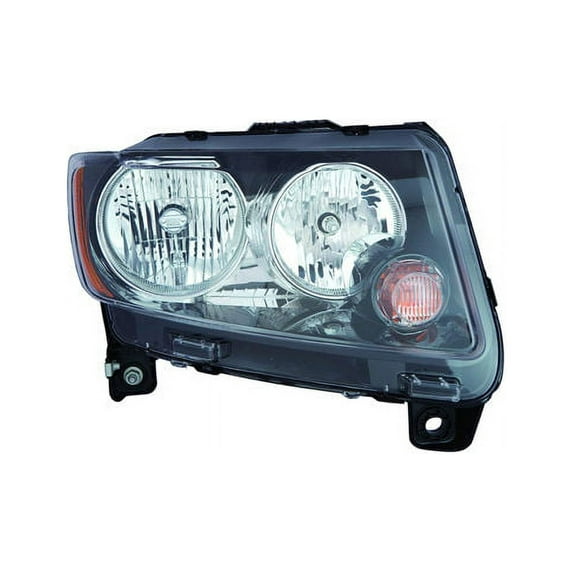 Right Passenger Side Headlight Assembly - Compatible with 2013 - 2017 Jeep Compass 2014 2015 2016