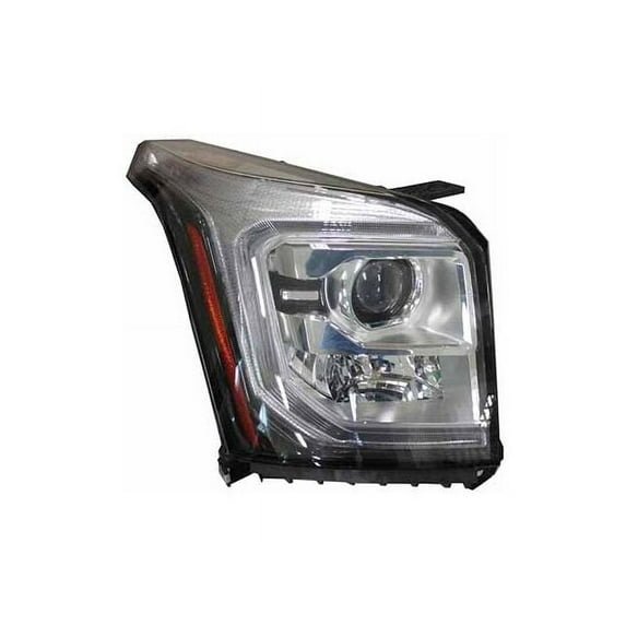 Right Passenger Side Headlight Assembly - Compatible with 2017 - 2020 GMC Yukon 2018 2019