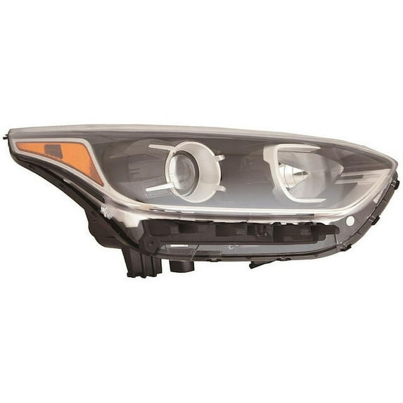 Right Passenger Side Headlight Assembly - Compatible with 2019 - 2021 Kia Forte 2020