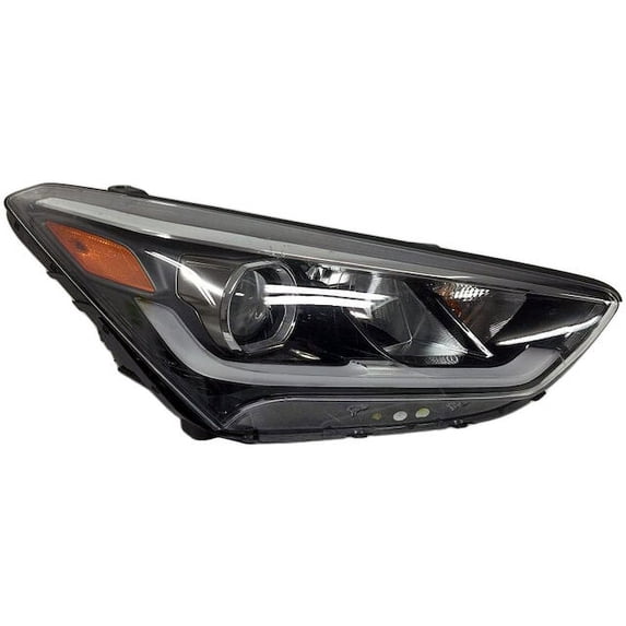 Right Passenger Side Headlight Assembly - Compatible with 2019 Hyundai Santa Fe XL
