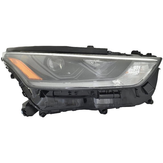 Right Passenger Side Headlight Assembly - Compatible with 2021 - 2022 Toyota Highlander