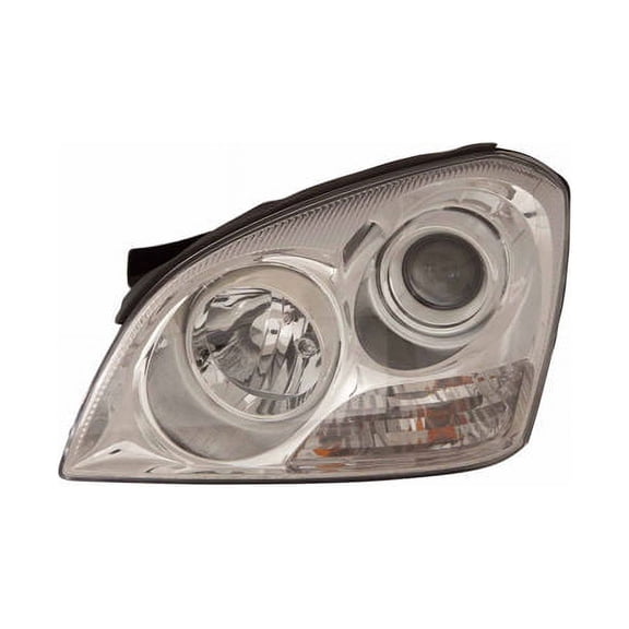 Right Passenger Side Headlight Assembly - with Chrome Insert - Compatible with 2006 - 2007 Kia Optima (without Appearance Package) (Up To 04/16/2007)