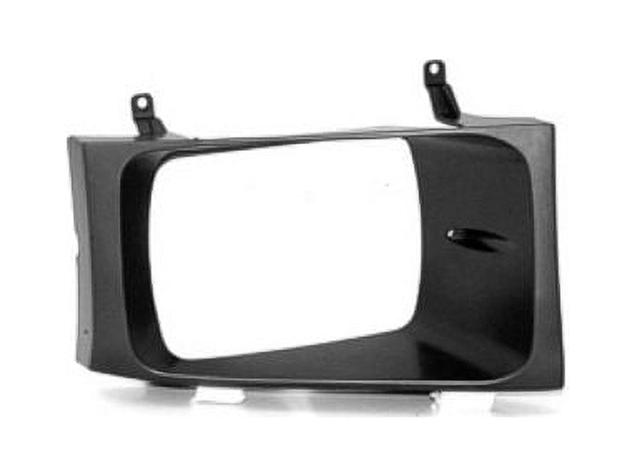 Driver Side Headlight Bezel For 1992-1997 Ford F-250/F-350 - Dark Silver Gray Replacement