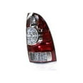 thumbnail image 1 of Right Passenger Side LED Tail Light Assembly - Clear Center Lens - with Wiring Harness - Compatible with 2005 - 2015 Toyota Tacoma RWD 4WD 2006 2007 2008 2009 2010 2011 2012 2013 2014, 1 of 2