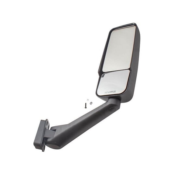 Right Passenger Side Manual Mirror - without Heated Glass and Puddle Light - Compatible with 2003 - 2009 Chevy C6500 Kodiak 2004 2005 2006 2007 2008