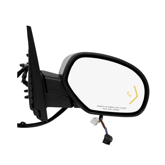 Right Passenger Side Mirror, Power Heated Chrome Power Folding with Turn Signal Light For 2007-2013 GMC Yukon XL 2500