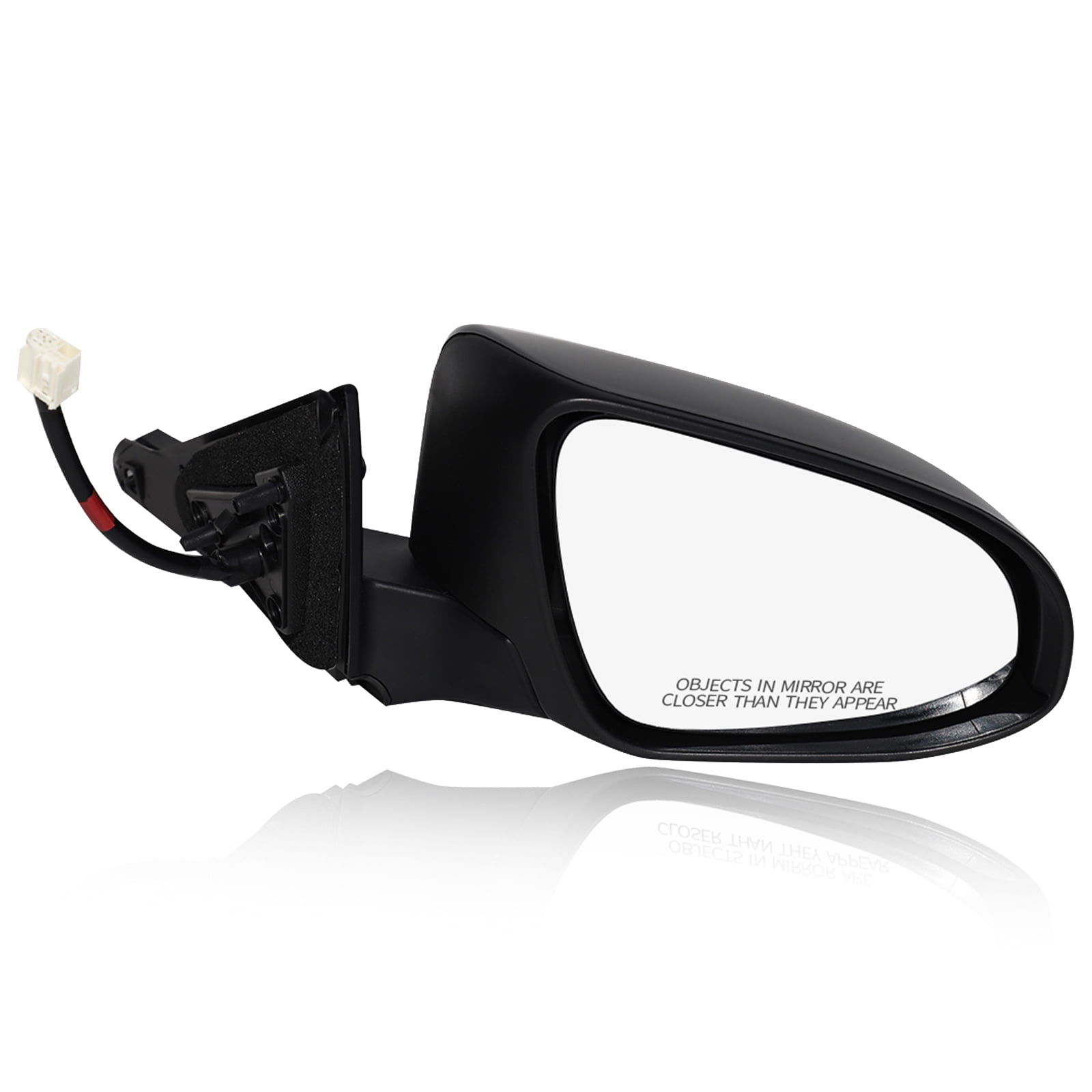 For 2007-2011 Toyota Camry Side Mirrors Folding Pair LED Side Mirror 5 Pin White