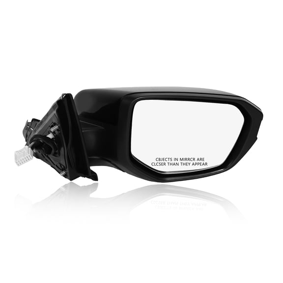 Right Passenger Side Mirror, Power Heated Paintable Manual Folding View Mirror For 2016-2021 Honda Civic