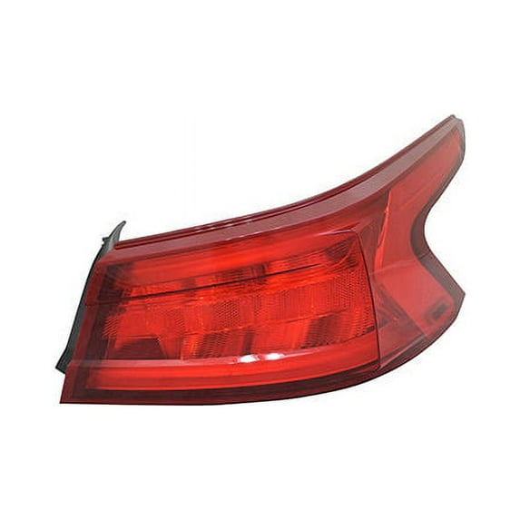 Right Passenger Side Outer Tail Light Assembly - Compatible with 2016 - 2018 Nissan Maxima 2017