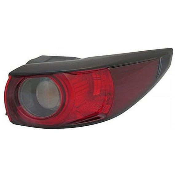 Right Passenger Side Outer Tail Light Assembly - Compatible with 2017 - 2019 Mazda CX-5 (Sport and Touring without Signature Lighting) 2018 2020 2021