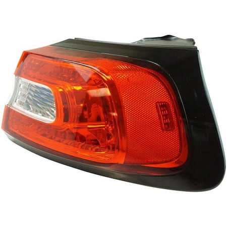 Right Passenger Side Outer Tail Light Assembly - Quarter Panel Mounted - Compatible with 2014 - 2018 Jeep Cherokee 2015 2016 2017