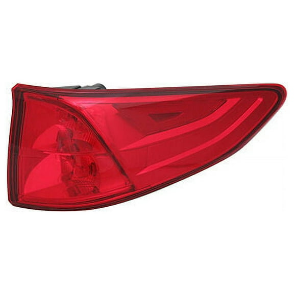 Right Passenger Side Outer Tail Light Assembly - Quarter Panel Mounted - Compatible with 2018 - 2019 Honda Odyssey 2020 2021