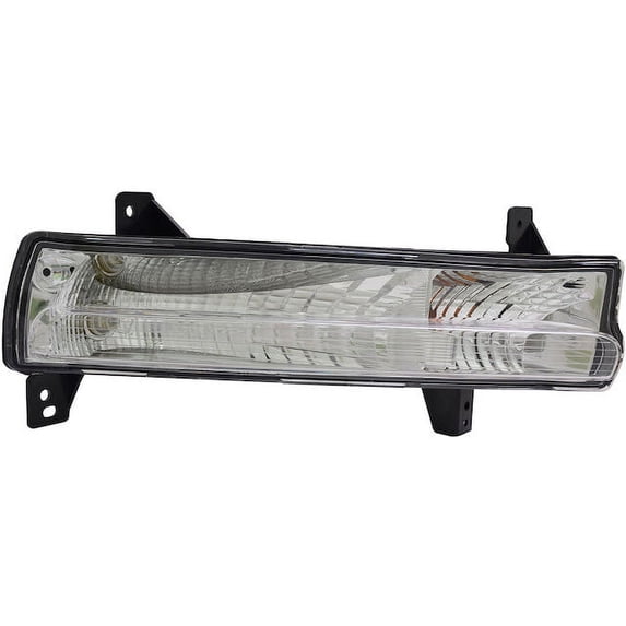 Right Passenger Side Parking Light Assembly - Compatible with 2017 - 2021 Jeep Compass 2018 2019 2020